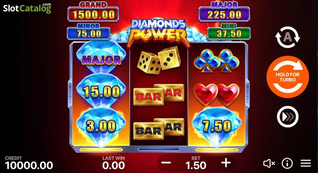 Diamonds Power: Hold and Win play